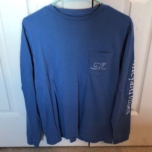 Vineyard Vines Light Blue Long Sleeve Tee